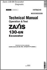 TM13997X19 - Hitachi Zaxis 130-6N Excavator Diagnostic, Operation and Test Service Manual