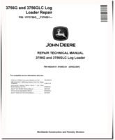 John Deere 3756G and 3756GLC Log Loaders (SN. from F376001) Repair Manual (TM14024X19)