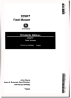 John Deere 20SR7 (SN: 010001-) Reel Mowers Technical Manual (TM1432)