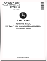 John Deere XUV590i and XUV590i S4 Gator Utility Vehicles (SN. from 010001) Technical Manual (TM143219)