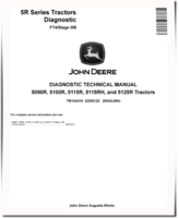John Deere 5090R, 5100R, 5115R, 5115RH and 5125R FT4/Stage IIIB Tractors Diagnostic Manual (TM143419)