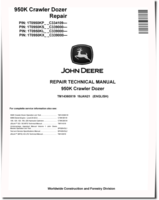 John Deere 950K Crawler Dozers (SN. from C334109) Repair Manual (TM14360X19)