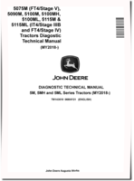 John Deere 5075M (FT4/S5) and 5090M, 5100M, 5100MH, 5100ML, 5115M, 5115ML (IT4/S3B, FT4/S4) Tractors Diagnostic Manual (TM143619)