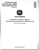 John Deere 1795 Planters with ExactEmerge or ME5e Row Units (SN. from 775100) Diagnostic Manual (TM145119)
