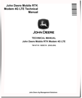 John Deere Mobile RTK 4G LTE Modems Technical Manual (TM147119)
