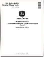 John Deere 2310 and 2330 Mulch Finishers Tillage Tools (North American Edition) Technical Manual (TM147219)