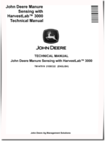 John Deere Manure Sensing with HarvestLab™ 3000 Technical Manual (TM147519)