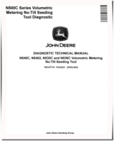 John Deere N530C, N536C, N5402 and N540C Volumetric Metering No-Till Seeding Tool Diagnostic Manual (TM147719)