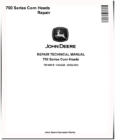 John Deere 706C, 708C, 712C, 712FC, 716C and 718C Corn Heads Repair Manual (TM149019)