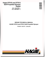 Hagie STS10 (SN from 10S019001) and STS12 (SN from 12S019001) Self-Propelled Sprayers Repair Manual (TM149219)