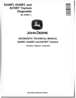 John Deere 8320RT, 8345RT and 8370RT Tracked Tractors Diagnostic Manual (TM150819)