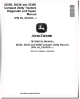John Deere 3025E, 3032E and 3038E Compact Utility Tractors (SN: HJ100000-KL100000) Diagnostic and Repair Manual (TM151719)