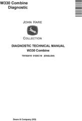 John Deere W330 Combine Diagnostic Technical Manual (TM152019)