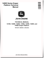 John Deere 1415D, 1420D, 1425D, 1430D, 1435D, 1440D and 1445D Draper Platforms Technical Manual (TM153219)