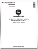 John Deere X9 1000 and X9 1100 Combines (SN: 815001-835000) Diagnostic Manual (TM154419)