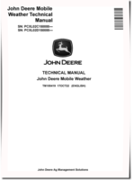 John Deere Mobile Weather (PIN. from PCXL02C150000, PCXL02D150000) System Technical Manual (TM155419)