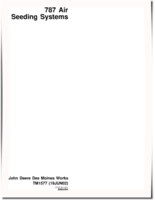 John Deere 787 Air Seeding Systems Technical Manual (TM1577)