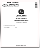 John Deere 5400N and 5500N Tractors Technical Manual (TM1585)