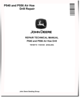 John Deere P540 and P556 Air Hoe Drills Repair Manual (TM160719)
