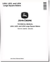 John Deere L624, L633 and L634 Large Square Balers Technical Manual (TM161419)