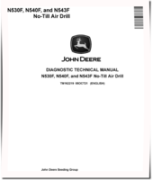 John Deere N530F, N540F and N543F No-Till Air Drills Diagnostic Manual (TM162219)