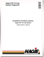 Hagie DTS 10 Crop Sprayers Diagnostic Manual (TM162619)