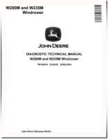 John Deere W200M and W235M Self-Propelled Windrowers Diagnostic Manual (TM162919)