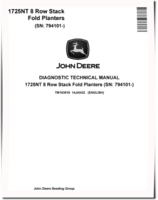 John Deere 1725NT 8 Row Stack Fold Planters Planters (SN: 794101-) Diagnostic Manual (TM163519)