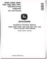 John Deere 1830, 1835 61ft, H540F, H541, H550, H550F, H560F and H561 Air Hoe Drills Diagnostic Manual (TM168219)