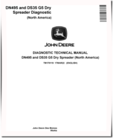 John Deere DN495 and DS35 G5 Dry Spreaders (North America) Diagnostic Manual (TM170119)