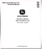 John Deere 1900 Commodity Air Carts Technical Manual (TM1711)