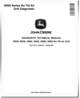 John Deere N530, N536, N540, N542, N550 and N560 No-Till Air Drill Diagnostic Manual (TM173019)