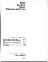 John Deere CTS II (SN: 675000-) Combines Diagnostic and Repair Manual (TM1752)