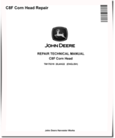 John Deere C8F Corn Heads Repair Manual (TM175319)