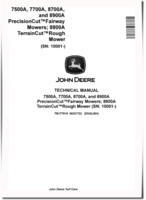 John Deere PrecisionCut 7500A, 7700A, 8700A, 8900A and TerrainCut 8800A Reel Mowers Technical Manual (TM177619)