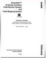 John Deere GreenStar Yield Mapping and Yield Monitor Systems Technical Manual (TM1835)