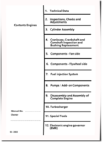 Liebherr D904, D906, D914, D916, D924 and D926 Diesel Engines Workshop Manual (TM1849)