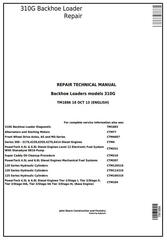 TM1886 - John Deere 310G Backhoe Loader Service Repair Technical Manual