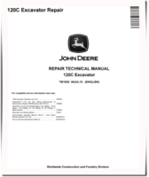 John Deere 120C Crawler Excavators Repair Manual (TM1935)