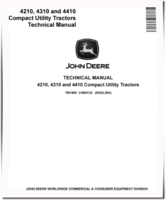 John Deere 4210, 4310 and 4410 Compact Utility Tractors Technical Manual (TM1985)
