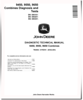 John Deere 9450 (SN. from 695101), 9550 (SN. from 695201) and 9650 (SN. from 695301) Combines Diagnostic Manual (TM2002)