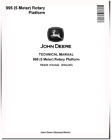 John Deere 995 (5 Meter) Rotary Platforms Technical Manual (TM2039)