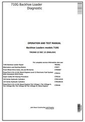TM2060 - John Deere 710G Backhoe Loader Diagnostic, Operation and Test Service Manual