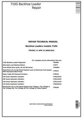 TM2061 - John Deere 710G Backhoe Loader Service Repair Workshop Manual