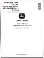 John Deere Computer Trak 150, 250, 350 and 450 Monitors (North American Edition) Technical Manual (TM2064)