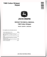 John Deere 7460 Cotton Strippers Repair Manual (TM2103)