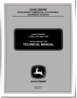 John Deere L105, L107 and L120 Lawn Tractors set of Service Manuals (TM2185)