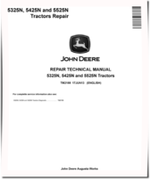 John Deere 5325N, 5425N and 5525N Tractors Repair Manual (TM2188)