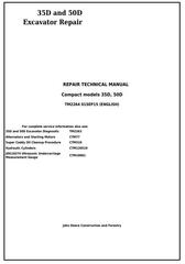 TM2264 - John Deere 35D and 50D Compact Excavator Service Repair Technical Manual