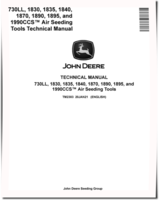 John Deere 1830, 1835, 1840, 1870, 1890, 1895, 1990CCS and 730LL Air Seeding Tools Technical Manual (TM2303)